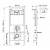 Комплект BERGES для монтажа подвесного унитаза OPTIM PS