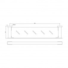 Полка для полотенец Artize QUA-CHR-61775