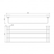 Полка для полотенец Artize QUA-CHR-61781