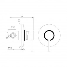 Смеситель для душа Jaquar Florentine FLR-CHR-5227