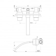 Смеситель для раковины Artize Cellini CEL-CHR-47433