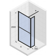 SZ LUCID GD402 1000 x 300 x 2000 WHITE