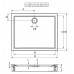 Акриловый душевой поддон Riho Davos 263 130x90 белый + панель DA0300500000000
