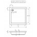 Акриловый душевой поддон Riho Saturnus 90x90 белый DC0400500000000