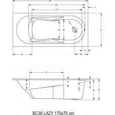 LAZY 170x75