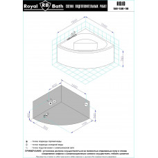 Гидромассажная ванна ROJO COMFORT 150x150x65