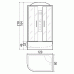 Душевая кабина River Dunay 120/80/46 TH R