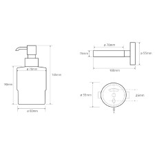 Дозатор Bemeta Omega 104109102