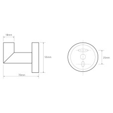 Крючок Bemeta Omega 104206022