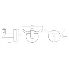 Крючок Bemeta Omega 104206032