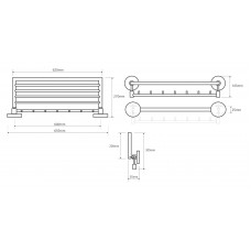 Полка Bemeta Omega 104205162