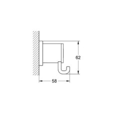 Крючок Grohe Allure 40284000