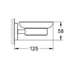 Мыльница Grohe Essentials 40444001