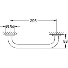Ручка для ванны Grohe Essentials 40421001