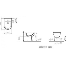 Биде Vitra S50 арт. 5325B003-0288 напольное