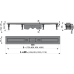 Желоб водоотводящий AlcaPlast APZ12-850 Optimal