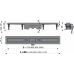 Желоб водоотводящий AlcaPlast APZ12-1050 Optimal