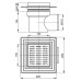 Душевой трап AlcaPlast APV12