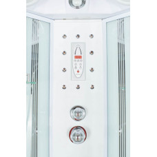 Душевая кабина NG-703-01LN (1200х800х2200) низкий поддон(16см) стекло ПОЛОСАТОЕ