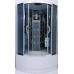 Душевая кабина NG-709-01N (1000х1000х2200) высокий поддон(48см) стекло ПОЛОСАТОЕ ФОРСУНКИ