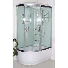 Душевая кабина NG-310-01LN (1200х800х2200) высокий поддон(48см) стекло МОЗАИКА