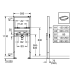 Монтажный блок Grohe Rapid SL 38554001 для раковины