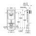 Инсталляция для подвесного унитаза Grohe Rapid SL 38929000 (4 в 1 в сборе)