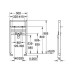 Монтажный блок Grohe Rapid SL 38541 для раковины