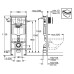 Инсталляция Grohe Rapid SL 38772001 для унитаза