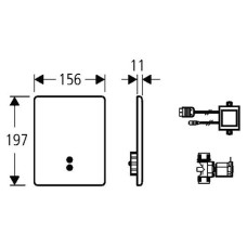Кнопка смыва инфракрасная Grohe Dal Taron 37749SD0