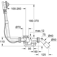 Слив-перелив Grohe Talento 28939000