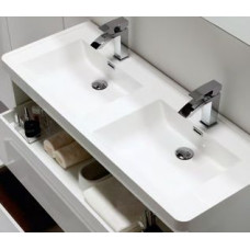 Раковина BelBagno Ancona-N EA-1200-2-LVB с двумя чашами из искусственного мрамора