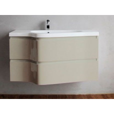 Тумба под раковину BelBagno Formica BB1000D/TL, Tortora Lucido/серо-бежевый глянец