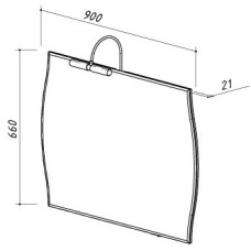 Тумба для раковины Belux Бриз H105 черный