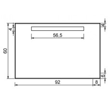 Зеркало Aquanet TH-24C 92*60
