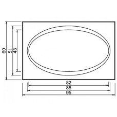 Зеркало Aquanet TH-R-40 95*60