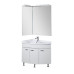 Зеркало Aquanet Корнер 80 угловое L/R + Карниз