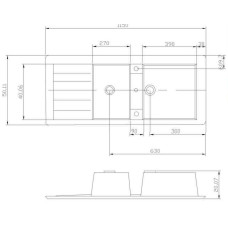 Мойка Акватон Торина арт. 1A712032TR260, латте