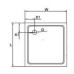 Поддон душевой Cezares-SMC арт. TRAY-M-A-90-35-W, 90*90*h3,5 см