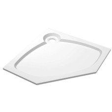 Поддон литой Cezares TRAY-S-P-90-56-W, белый, с сифоном в комплекте