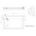 Поддон литой Cezares TRAY-S-AH-120/80-13-W, белый, с сифоном в комплекте