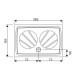 Поддон Ravak Galaxy Gigant Pro 100*80*3 см, арт. XA03A401010