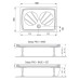 Поддон Ravak Galaxy Gigant Pro-120*80, арт. XA03G401010, 120*80*3 см