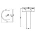 Раковина BelBagno FLAY BB0115L
