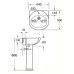 Раковина BelBagno Gala BB1078L, 64х50 см