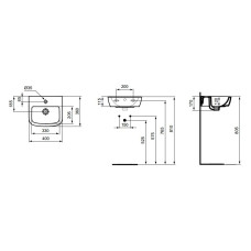 Рукомойник Ideal Standard Tempo T056701
