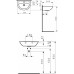 Раковина Laufen Pro B 8.1595.3.000.104.1, 50*36 см