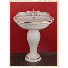 Раковина-тюльпан Migliore Milady ML.MLD-25.742DD2/PL декор Platino