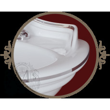 Раковина-тюльпан Migliore Milady ML.MLD-25.742DD1 декор Dorato