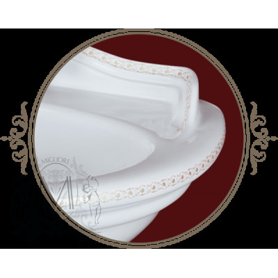 Раковина-тюльпан Migliore Milady ML.MLD-25.742DD2 декор Dorato